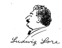 Ludwig Lore (sketch by Art Young)